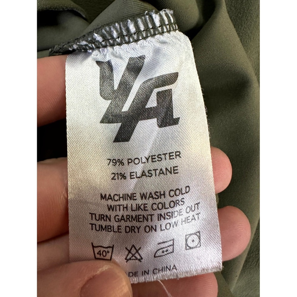 YoungLA Jacket Mens Large Olive Green Track Full Zip Gym Training Bodybuilding - Picture 8 of 8